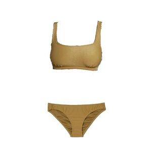 Olive Green Sparkle Bikini Set D / DD & Medium